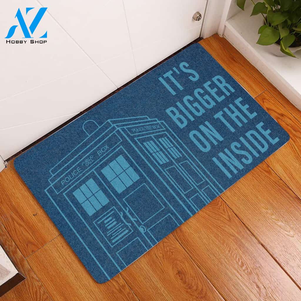 It's Bigger On The Inside Doormat | Welcome Mat | House Warming Gift | Christmas Gift Decor