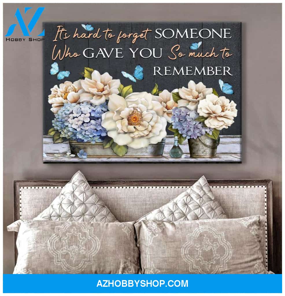 It'S Hard Butterfly Wall Art Canvas