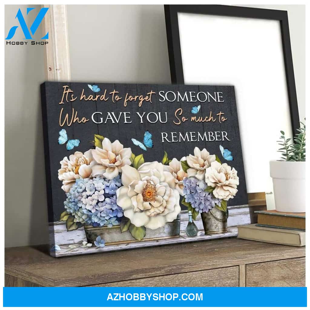It'S Hard Butterfly Wall Art Canvas