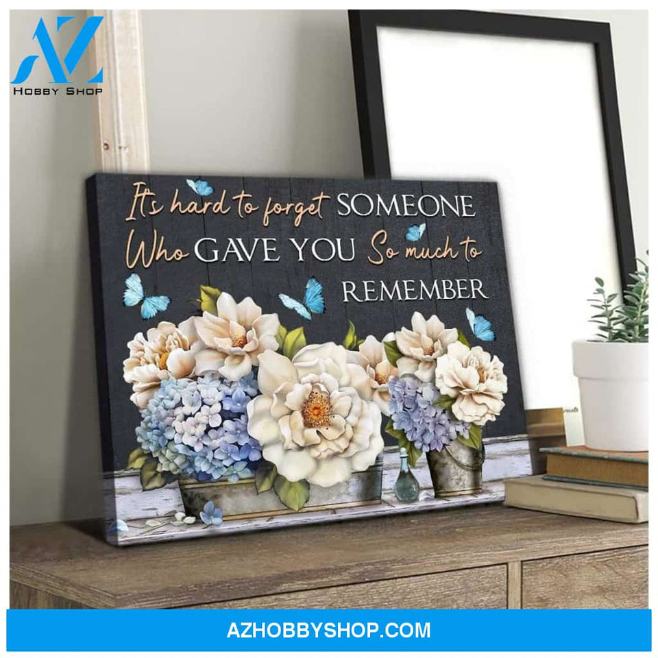 It'S Hard Butterfly Wall Art Canvas