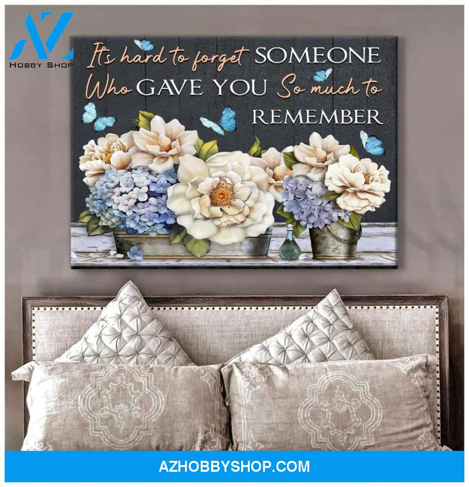 Zalooo It'S Hard Butterfly Wall Art Canvas