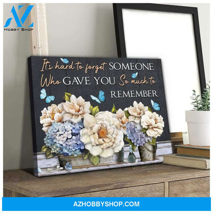 Zalooo It'S Hard Butterfly Wall Art Canvas