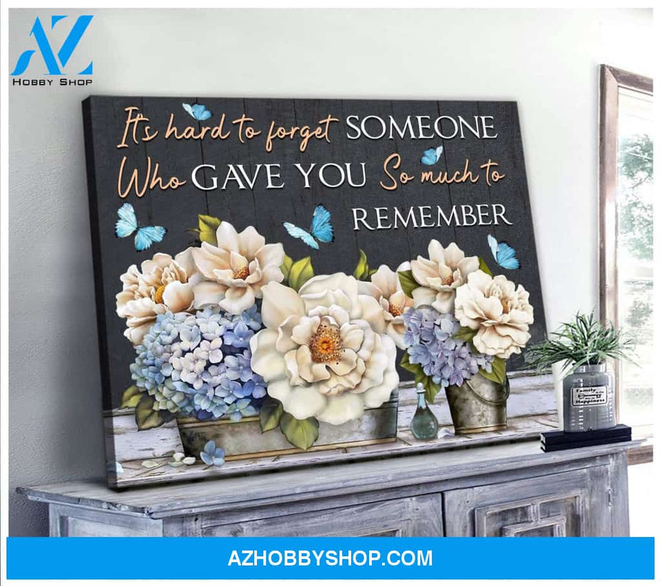 Zalooo It'S Hard Butterfly Wall Art Canvas