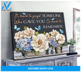 Zalooo It'S Hard Butterfly Wall Art Canvas