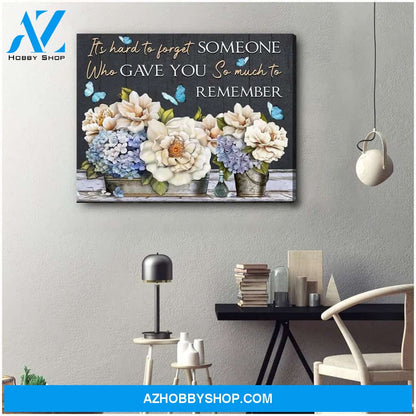 Zalooo It'S Hard Butterfly Wall Art Canvas