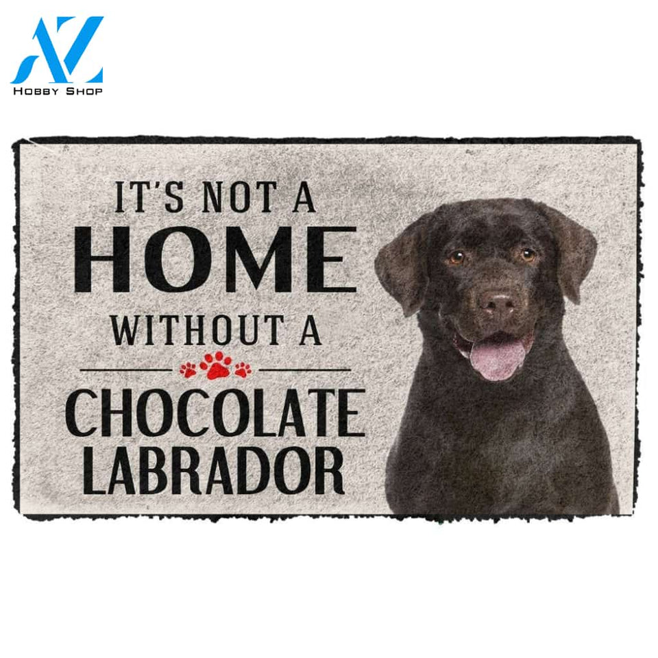 Gearhumans Gearhuman 3D Its Not A Home Without A Chocolate Labrador Custom Doormat