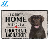 Gearhumans Gearhuman 3D Its Not A Home Without A Chocolate Labrador Custom Doormat