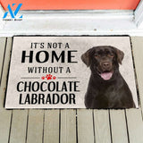 Gearhumans Gearhuman 3D Its Not A Home Without A Chocolate Labrador Custom Doormat