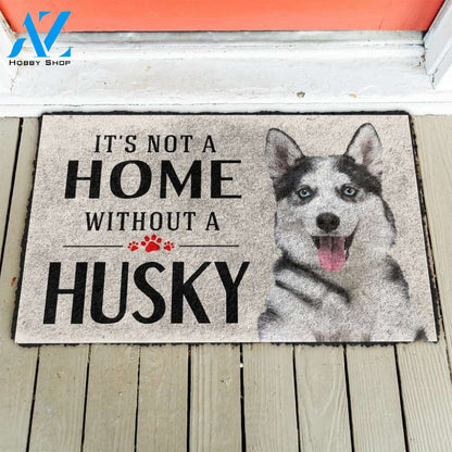 Gearhumans Gearhuman 3D Its Not A Home Without A Husky Custom Doormat
