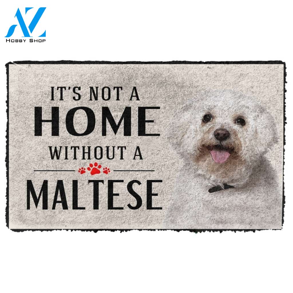 Gearhumans Gearhuman 3D Its Not A Home Without A Maltese Custom Doormat