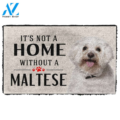 Gearhumans Gearhuman 3D Its Not A Home Without A Maltese Custom Doormat