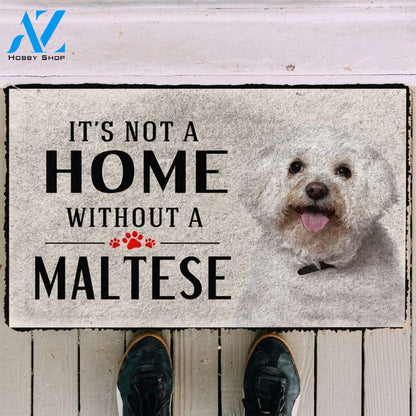 Gearhumans Gearhuman 3D Its Not A Home Without A Maltese Custom Doormat
