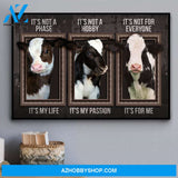 It'S Not A Phase Cow Frame Poster Canvas Wall Decor Visual Art