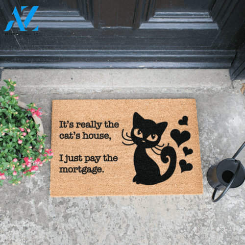 It's Really The Cats House Easy Clean Welcome DoorMat | Felt And Rubber | DO3228