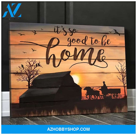It's So Good Horse Wall Art Canvas
