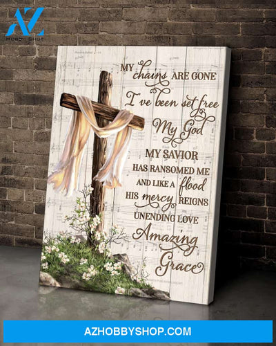 I've Been Set Free My God - Matte Canvas, Gift for you, gift for her, gift for him, christian gift, unique religious gift