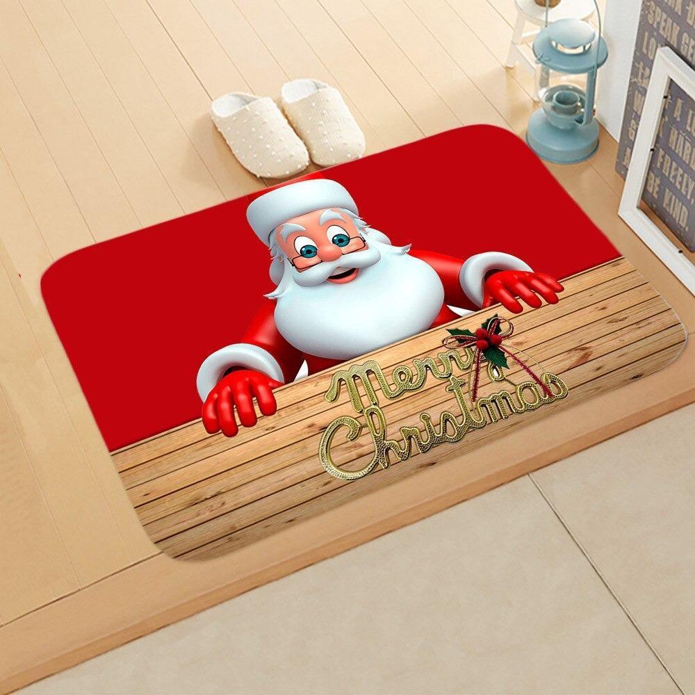 Santa Surprise Christmas Doormat | Colorful | Size 8x27'' 24x36''