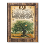 Meaningful Gift For Dad, Thank You Gift For Dad, Dad Canvas Print