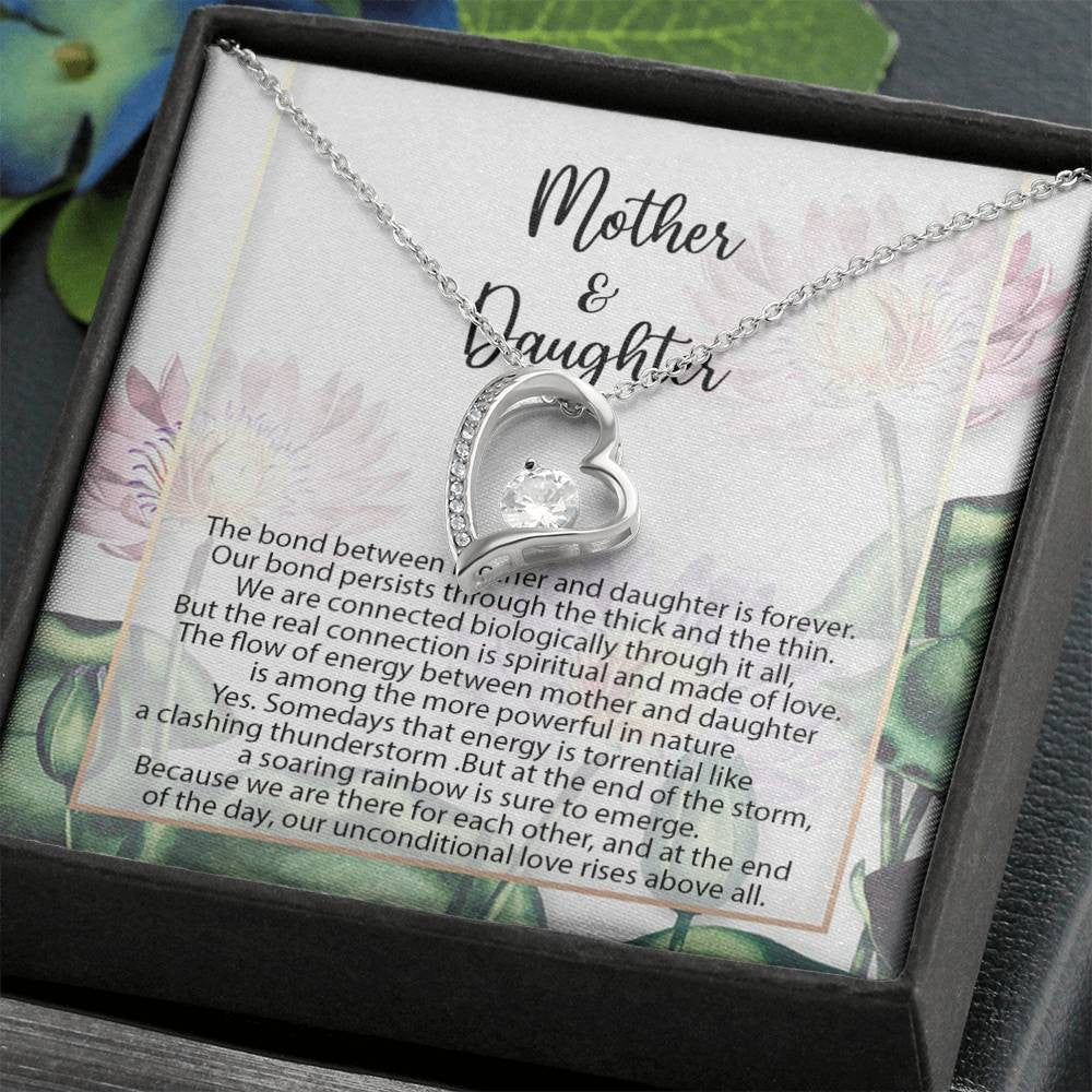 Mother Daughter Forever Love Necklaces Gift For Mom And Daughter