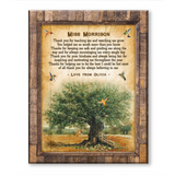 Thank You Gift For Teacher, Teacher Appreciation Gift From Student, Teacher Gifts, Tree Wall Art