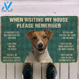 Jack russell funny doormat