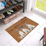 Jack Russell Terrier Happy Place Doormat | Welcome Mat | House Warming Gift