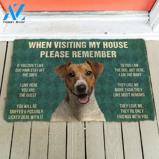 Jack Russell Terrier House Rules Doormat