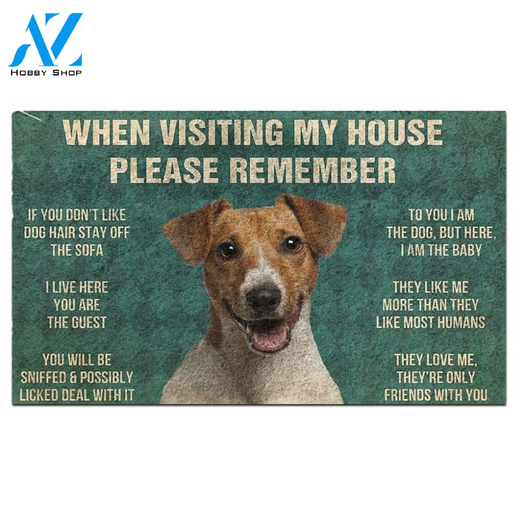 Jack Russell Terrier's Rules Doormat