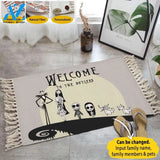 Jack & Sally Family Personalized Carpet