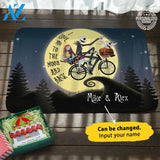 Jack & Sally Love Personalized Doormat