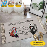 Jack & Sally Sweet Home Personalized Carpet