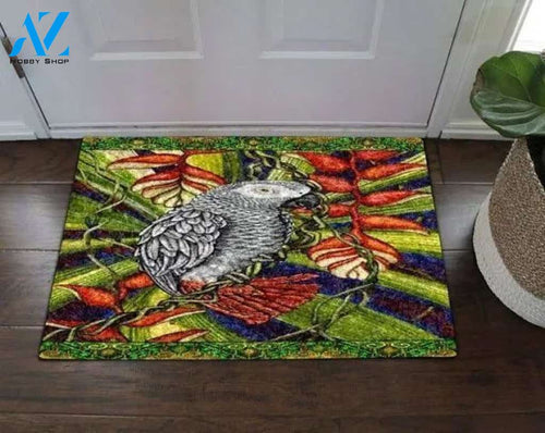 Jako Parrot Doormat Floor Rug Housewarming Gift Home Living Home Decor Funny Doormat Gift Idea