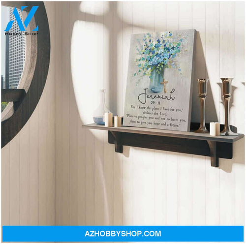 Jeremiah 29:11 Canvas Wall Art
