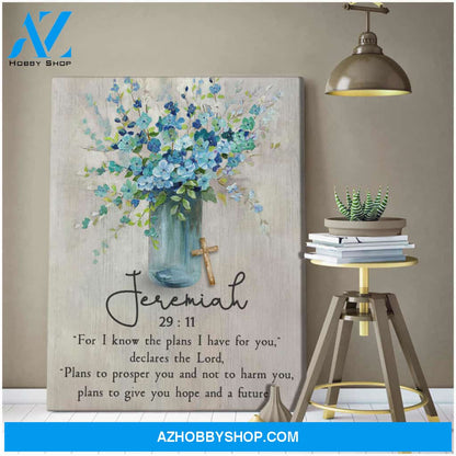 Jeremiah 29:11 Canvas Wall Art