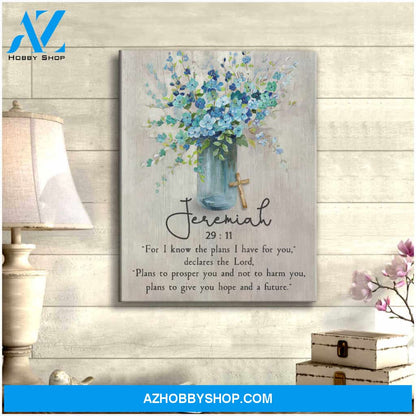 Jeremiah 29:11 Canvas Wall Art