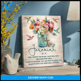 Jeremiah 29:11 Hummingbird ver2 Canvas Wall Art Decor