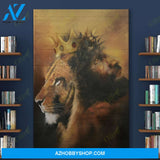 Jesus And Amazing Lion Easter Canvas And Poster, Wall Decor Visual Art, Wall Poster, My Poster Wall