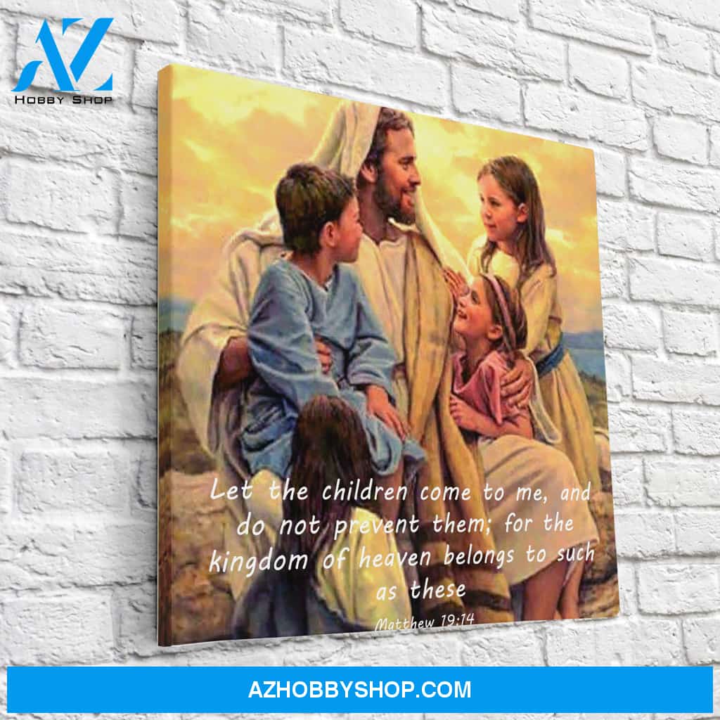 Jesus and the Children Canvas Art