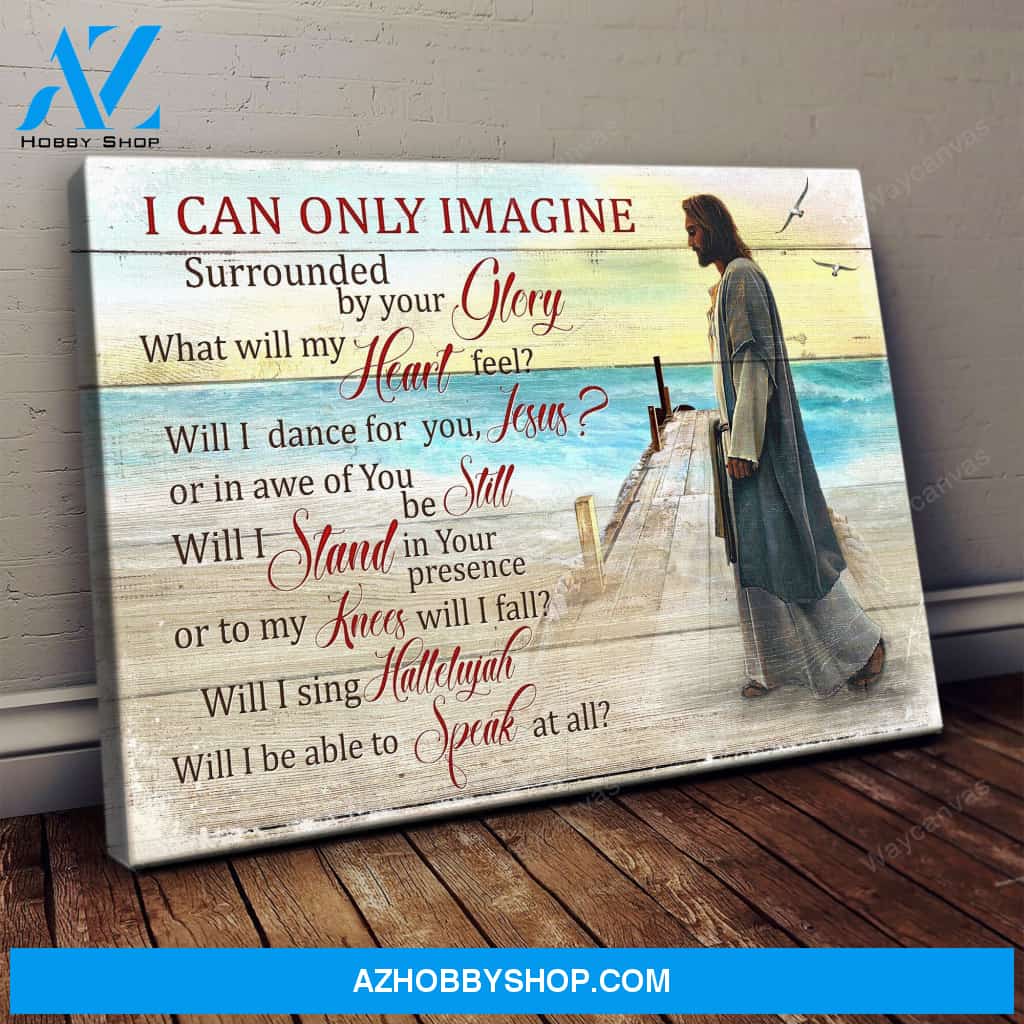 Jesus and the sea - I can only imagine - Jesus Landscape Canvas Prints - Wall Art