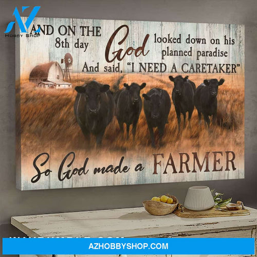 Jesus - Angus - God looked down on his planned paradise - Landscape Canvas Prints, Wall Art