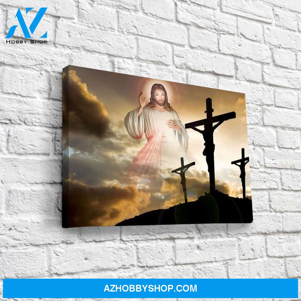 Jesus at the Crucifixion Canvas Art