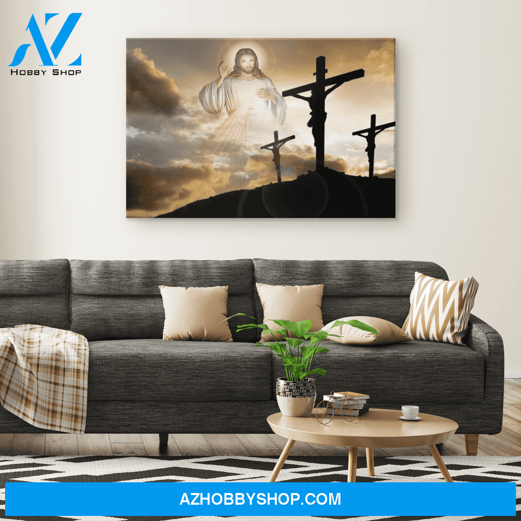 Jesus at the Crucifixion Canvas Art
