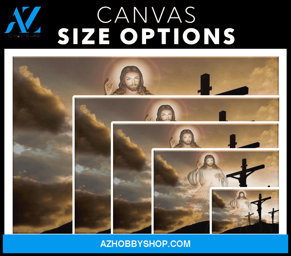 Jesus at the Crucifixion Canvas Art