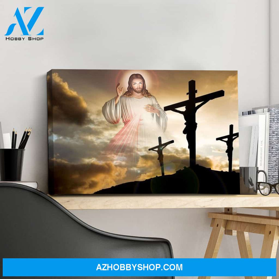 Jesus at the Crucifixion Canvas Art