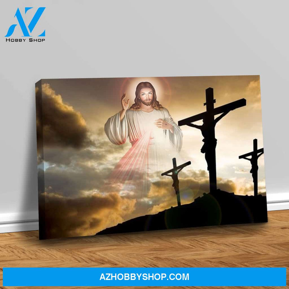 Jesus at the Crucifixion Canvas Art