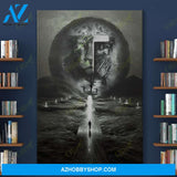 Jesus, Awesome Path On The Sea Easter Canvas And Poster, Wall Decor Visual Art, Wall Poster, My Poster Wall