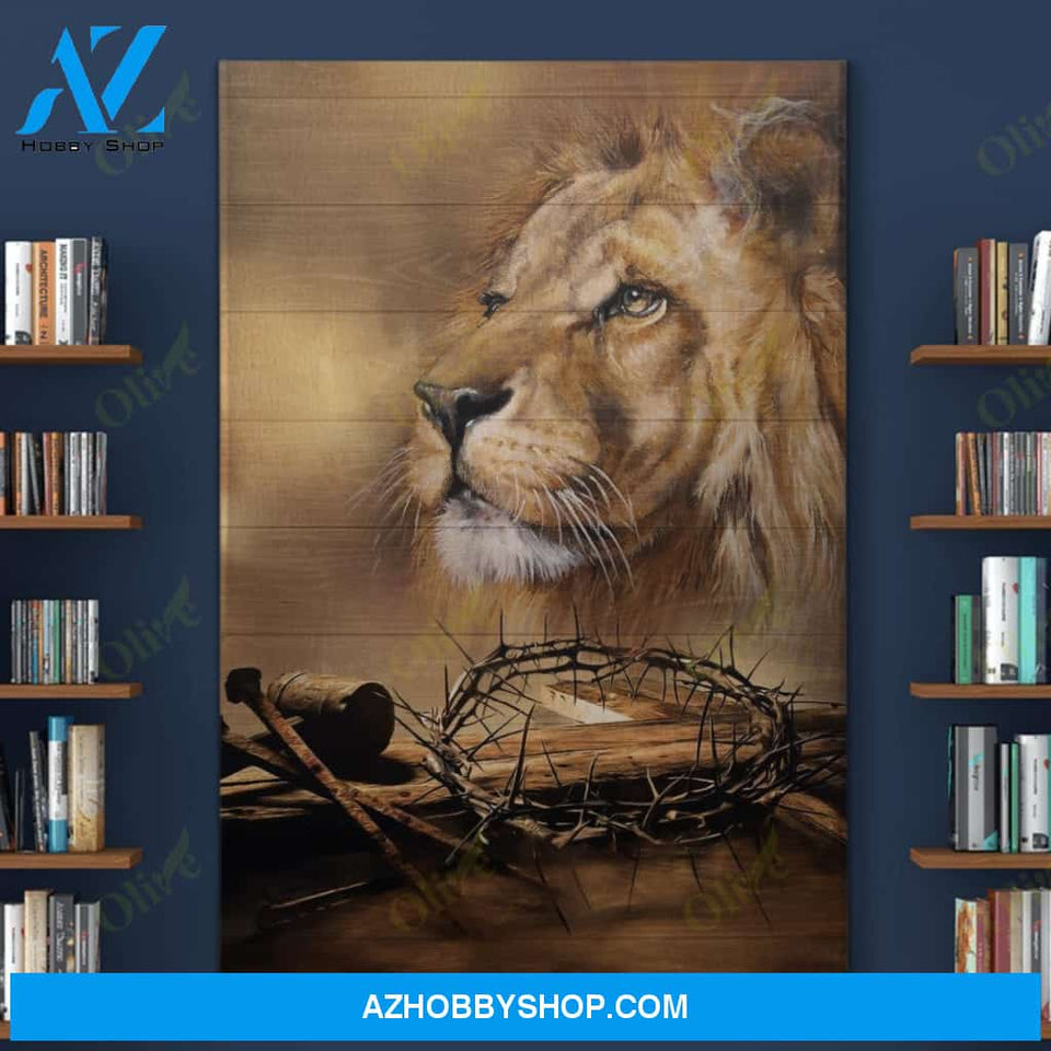 Jesus, Beautiful Lion Easter Canvas And Poster, Wall Decor Visual Art, Wall Poster, My Poster Wall