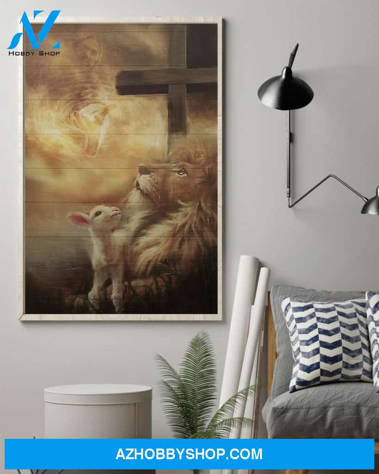 Jesus Canvas Jesus Cross, Christian God Wall Art Home Decor