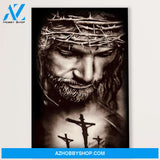 Jesus Canvas Jesus Cross, Christian God Wall Art Home Decor