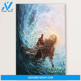 Jesus Canvas Give Me Your Hand, Christian God Wall Art Home Decor